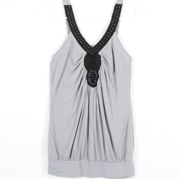 Mitto Tops - Mitto Womens Medium Cute Beaded Tank Top